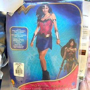 Too small/short for me. Brand new never worn Halloween outfit